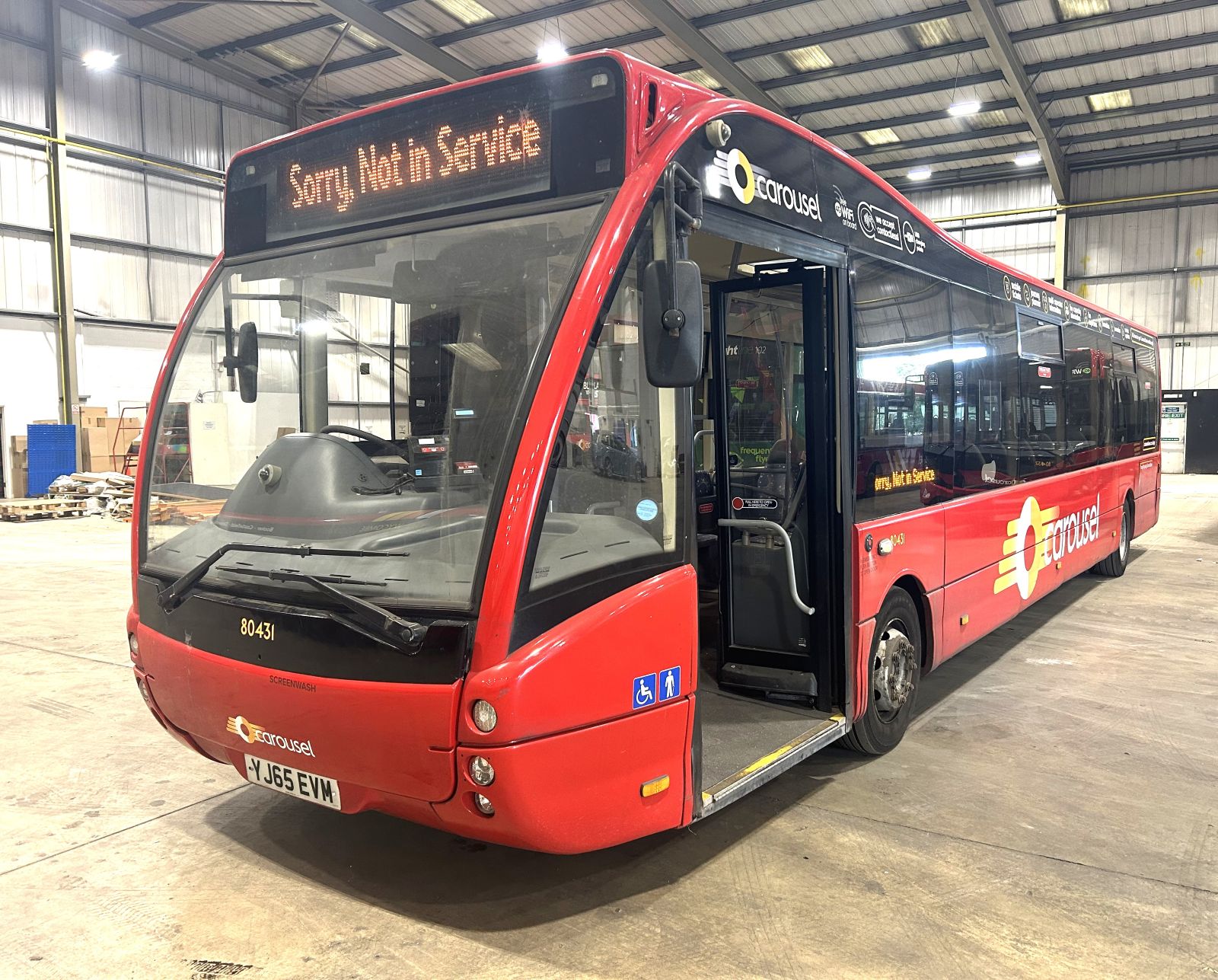 2015 Optare Versa 11.7m. 44 seats - choice of 2